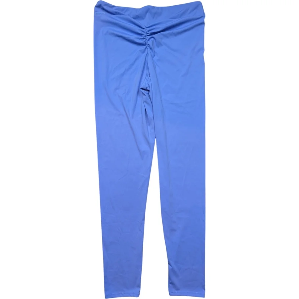 Violet Brushed Sculpt Ruched Bum High Waist Sport Leggings Size 10 - Picture 3 of 7